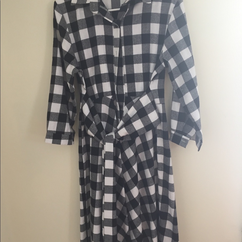 NWOT Flannel Plaid dress